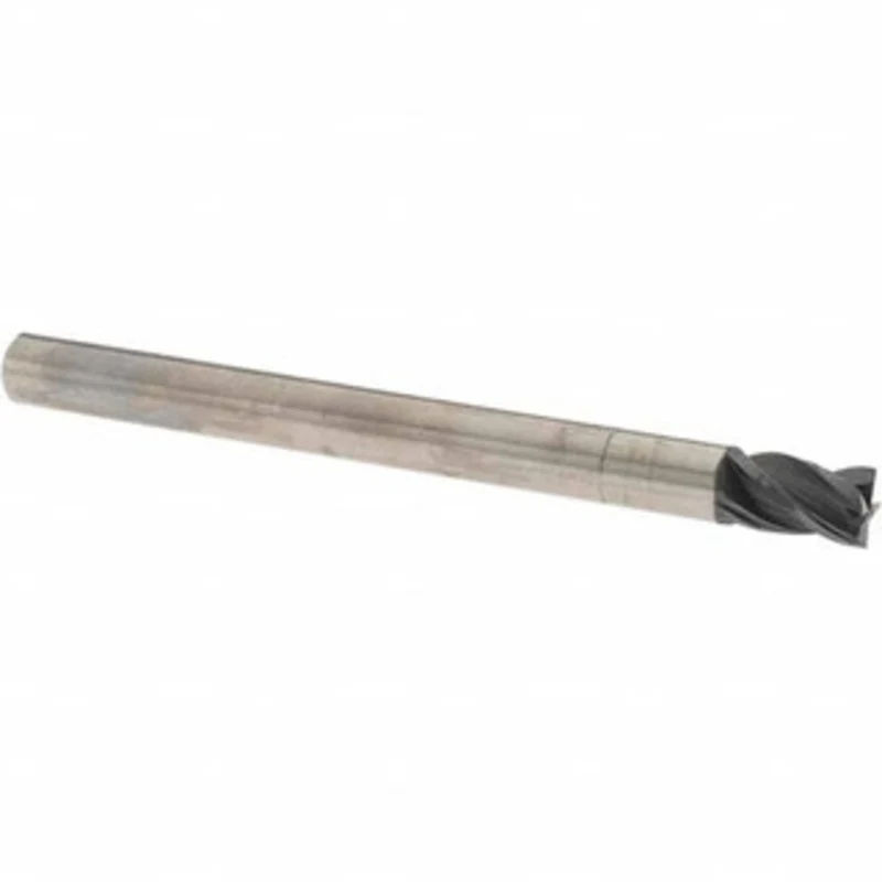 OSG 1/2, 5/8 LOC, 1/2 Shank Diam, 6 OAL, 4 Flute, Solid Carbide Square End Mill Single End, TiAlN Finish, Spiral Flut...